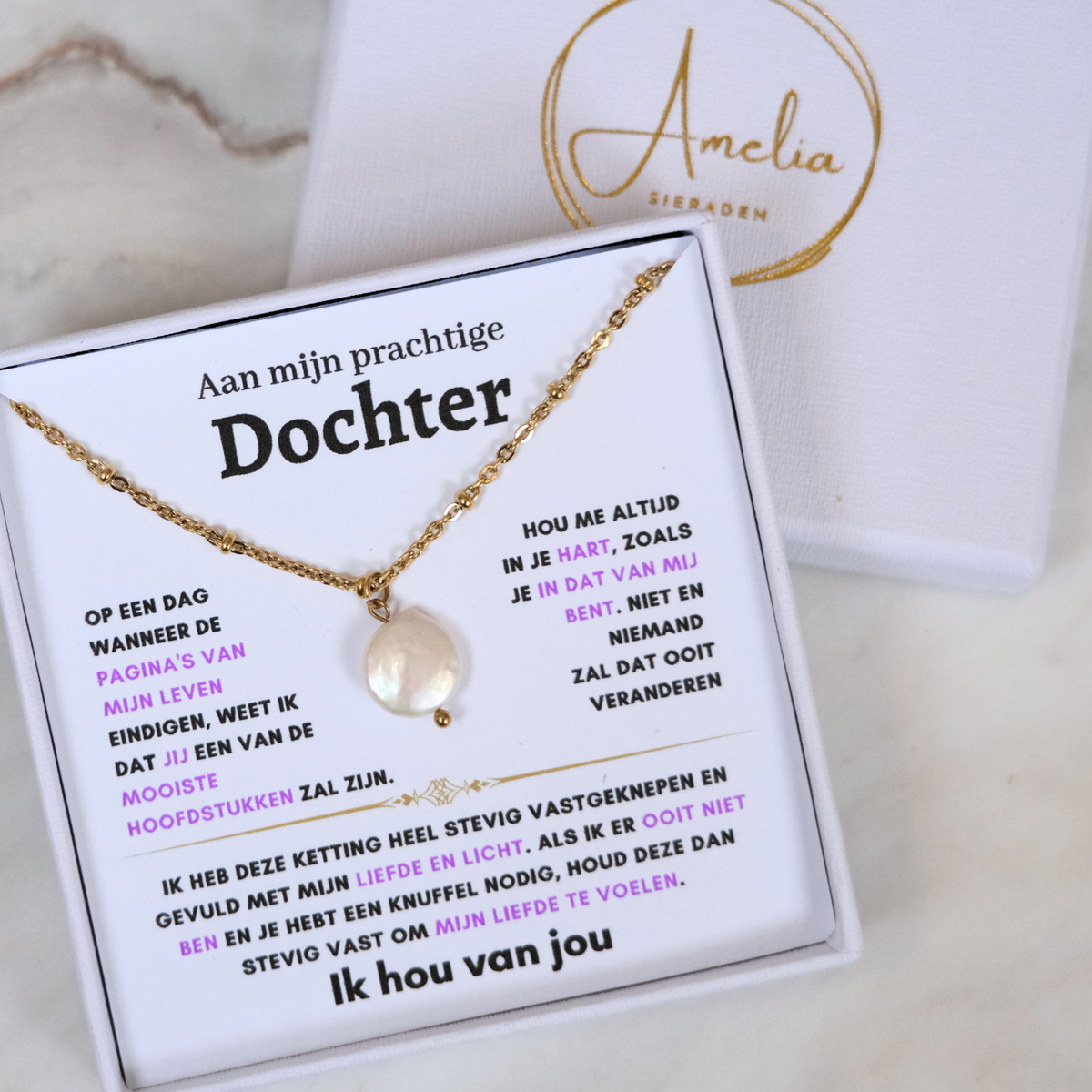 Parel ketting - Aan mijn dochter - MOOISTE HOOFDSTUKKEN