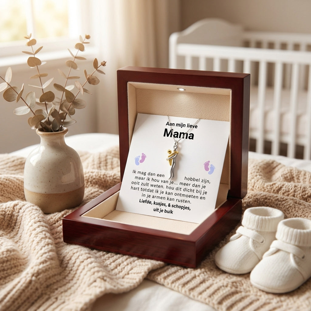 Mijn baby Knuffel ketting - Aan mijn lieve mama