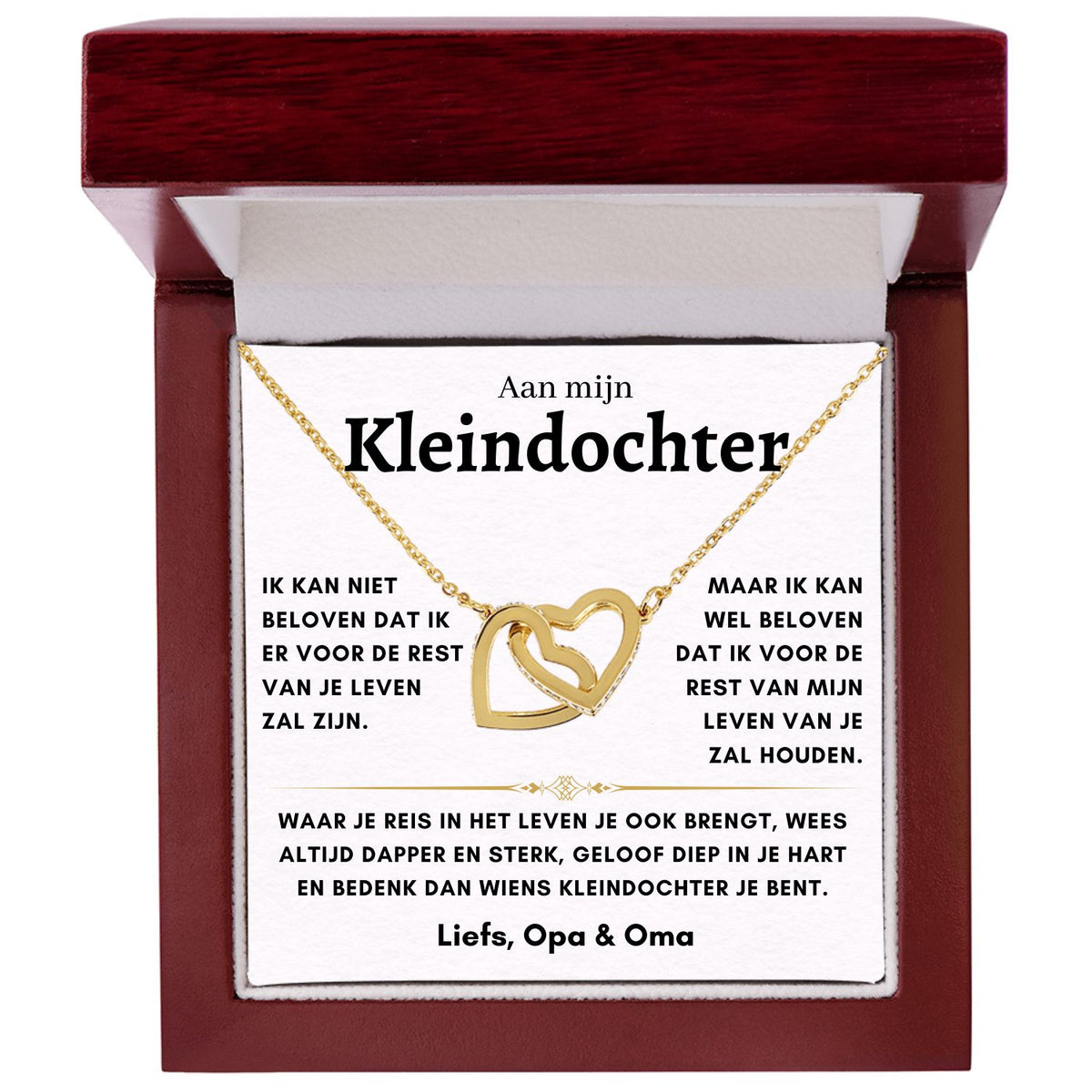 Aan Mijn Kleindochter - Harten Ketting