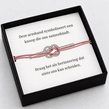 Liefdesknoop Armband Koppelarmband