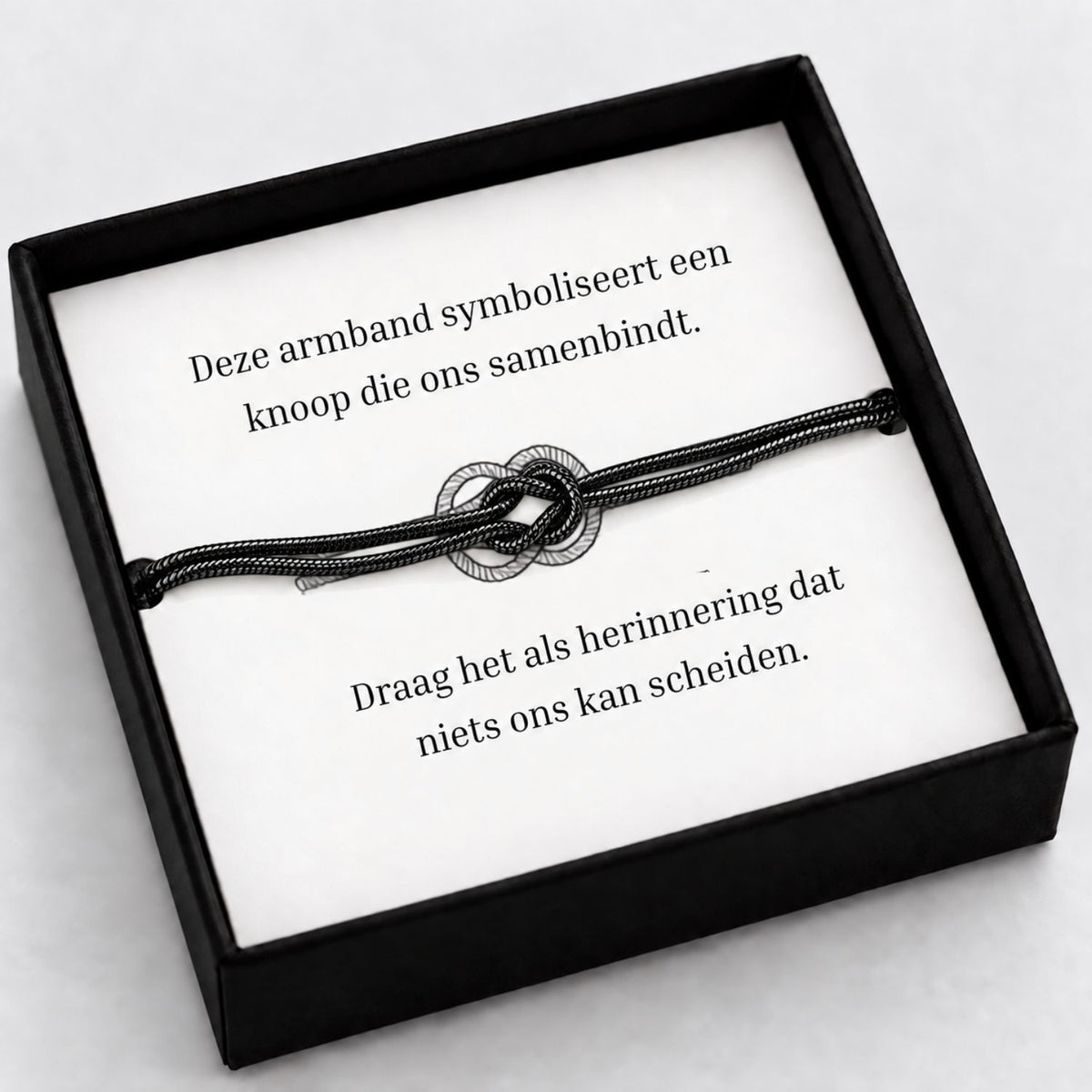 Liefdesknoop Armband Koppelarmband