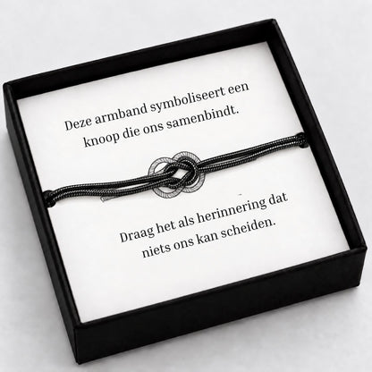 Liefdesknoop Armband Koppelarmband