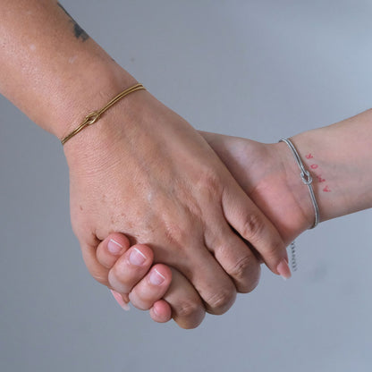Moeder & Dochter  Armband - Liefdesknoop Armband - Moederdag cadeau