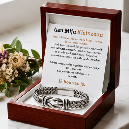 Aan mijn kleinzoon Armband Delux Infinity