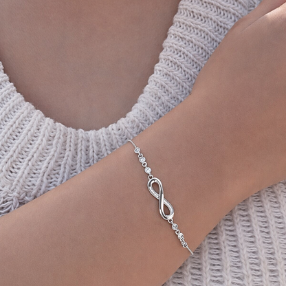Aan mijn Kleindochter- Infinity Armband - Liefs opa & oma