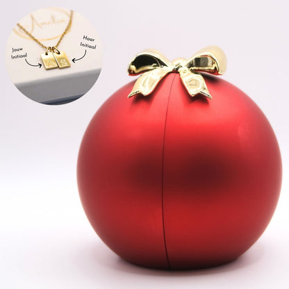 Amelia Rose giftball -  Initialen-ketting