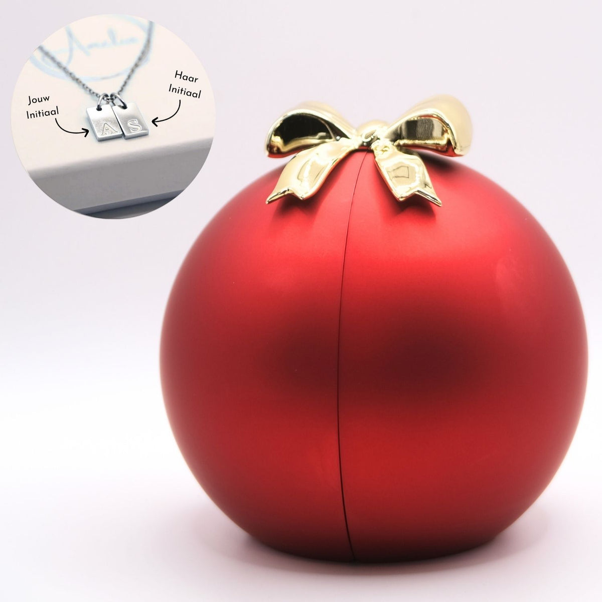 Amelia Rose giftball -  Initialen-ketting