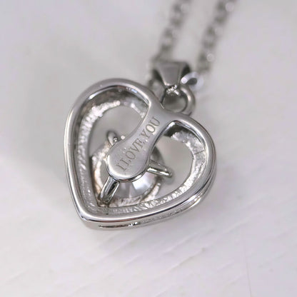 Hart ketting - Ik zal altijd van je houden