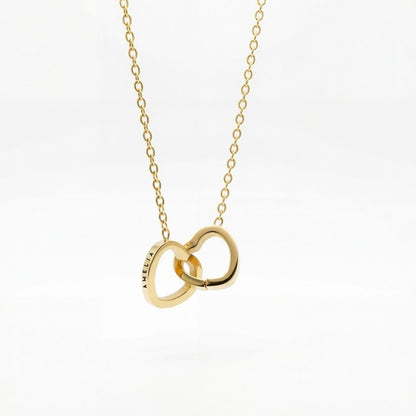 Eeuwige Roos Box - Gepersonaliseerde ketting & Echte Roos - Aan mijn schat