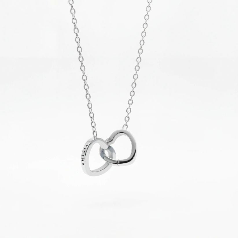 Eeuwige Roos Box - Gepersonaliseerde ketting & Echte Roos - Aan mijn schat