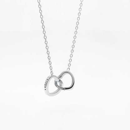 Eeuwige Roos Box - Gepersonaliseerde ketting & Echte Roos - Aan mijn schat