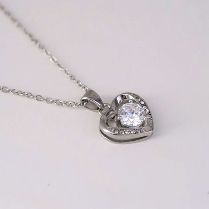 Hart ketting - Ik zal altijd van je houden
