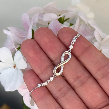 Aan mijn Kleindochter- Infinity Armband - Liefs opa & oma