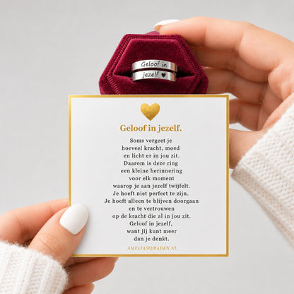 Believe In Yourself Ring