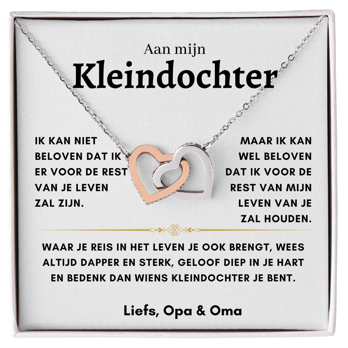 Aan Mijn Kleindochter - Harten Ketting