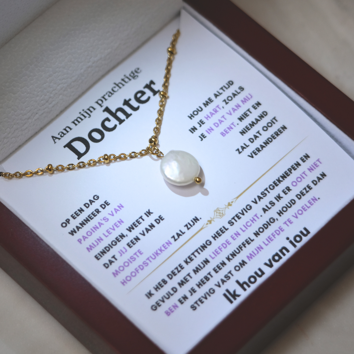 Parel ketting - Aan mijn dochter - MOOISTE HOOFDSTUKKEN