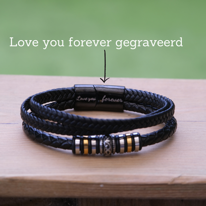 Aan Mijn Kleinzoon - Handgevlochten met Elegante Metalen Accenten