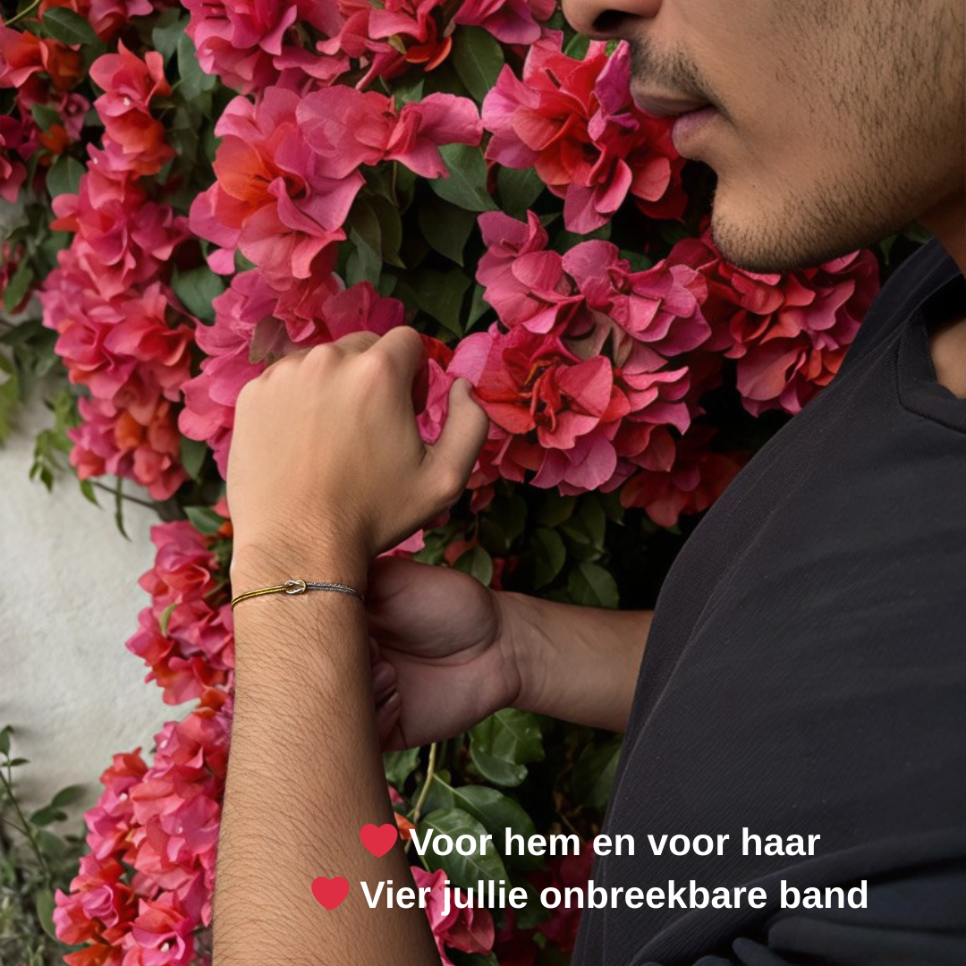 Liefdesknoop Armband - Aan mijn schat