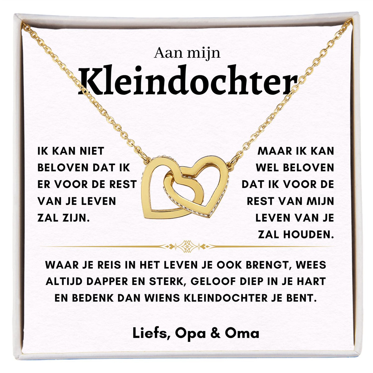 Aan Mijn Kleindochter - Harten Ketting