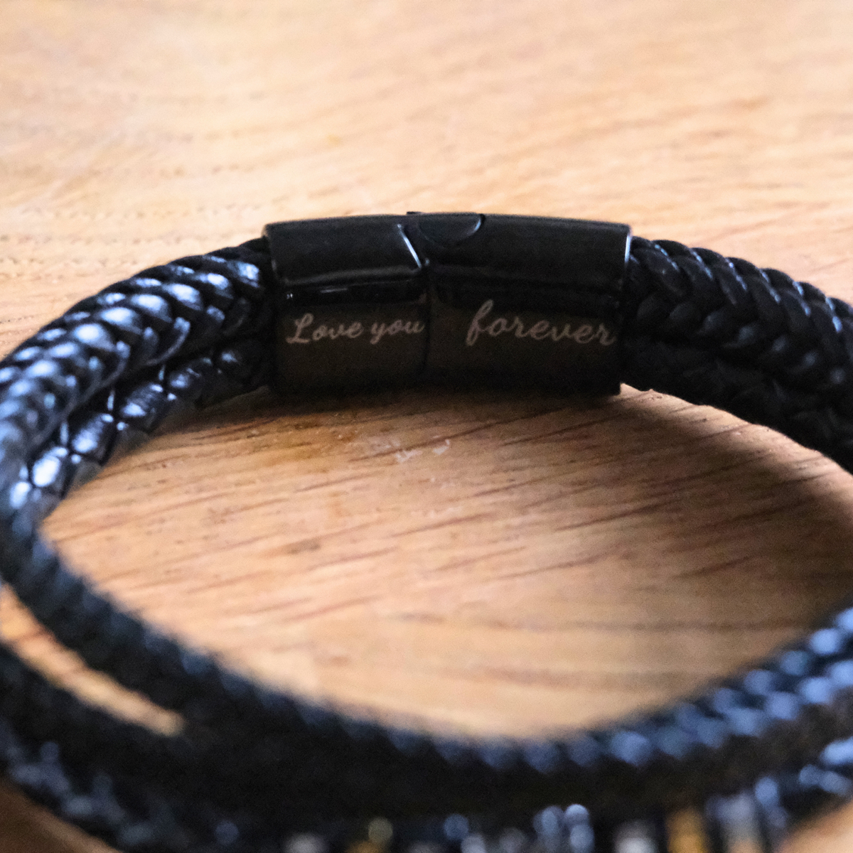 Aan Mijn Kleinzoon - Handgevlochten met Elegante Metalen Accenten