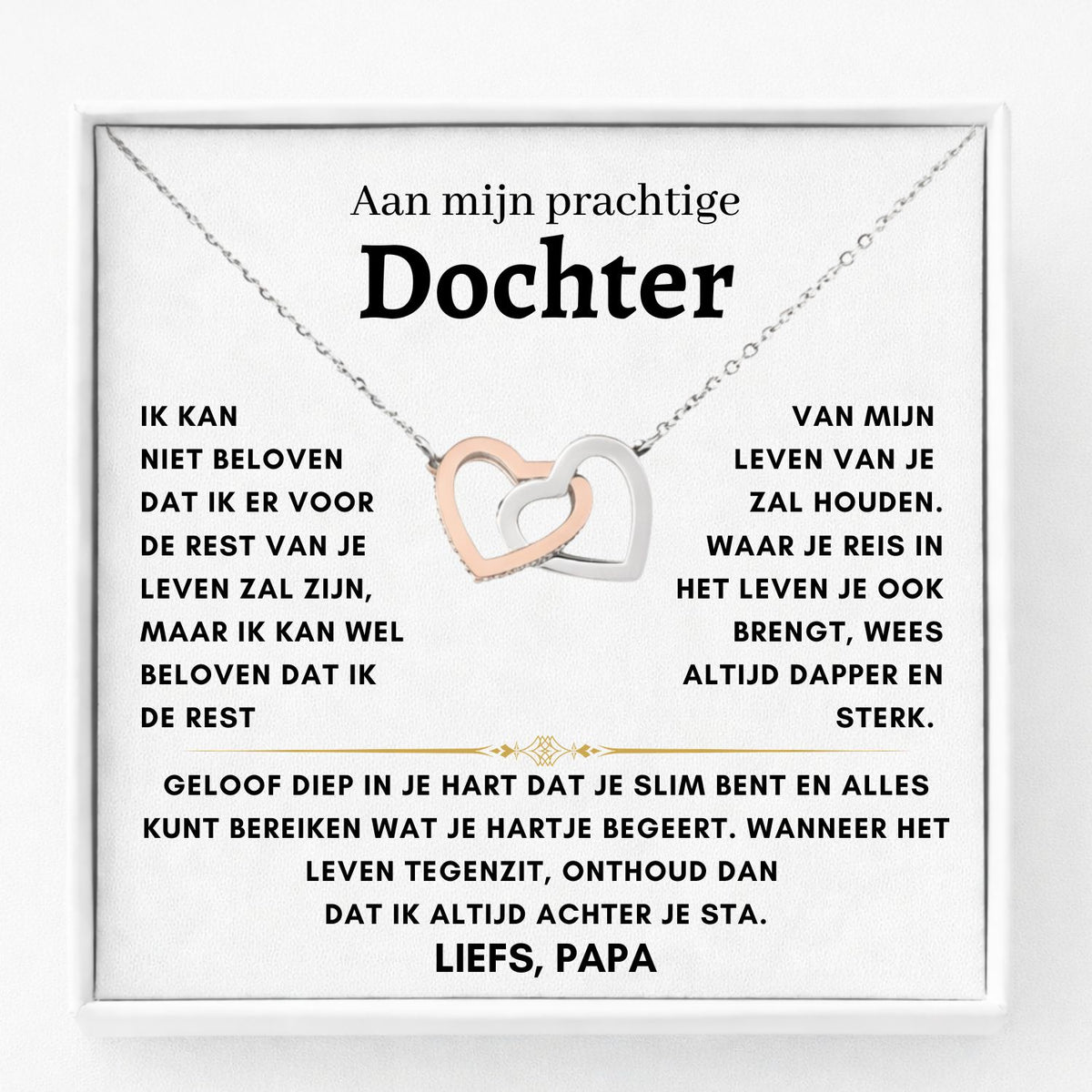 Aan Mijn Dochter – Harten Ketting van Papa