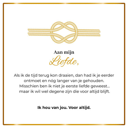 Liefdesknoop ring- Aan mijn Liefde