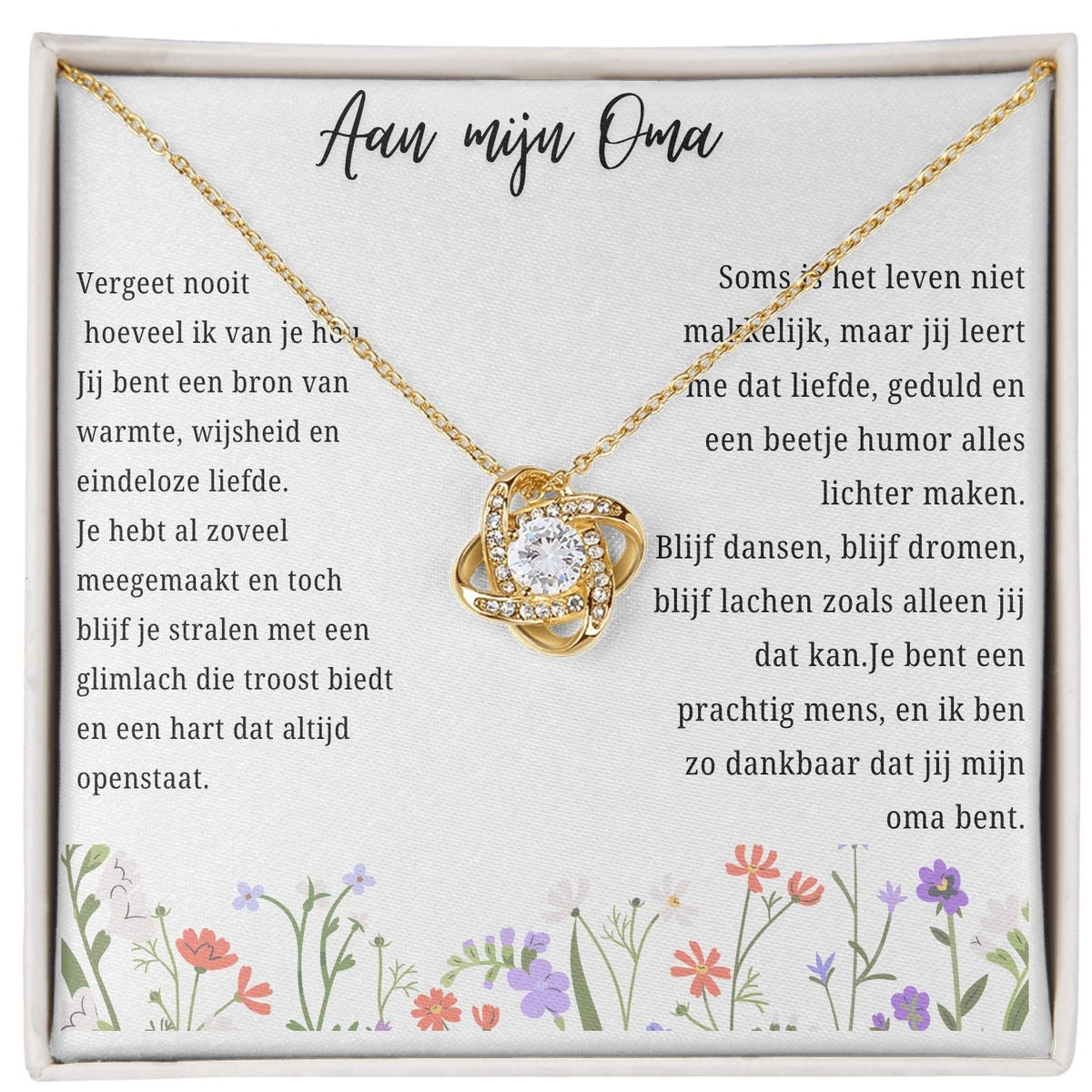 Aan mijn Oma ketting - Vergeet nooit..