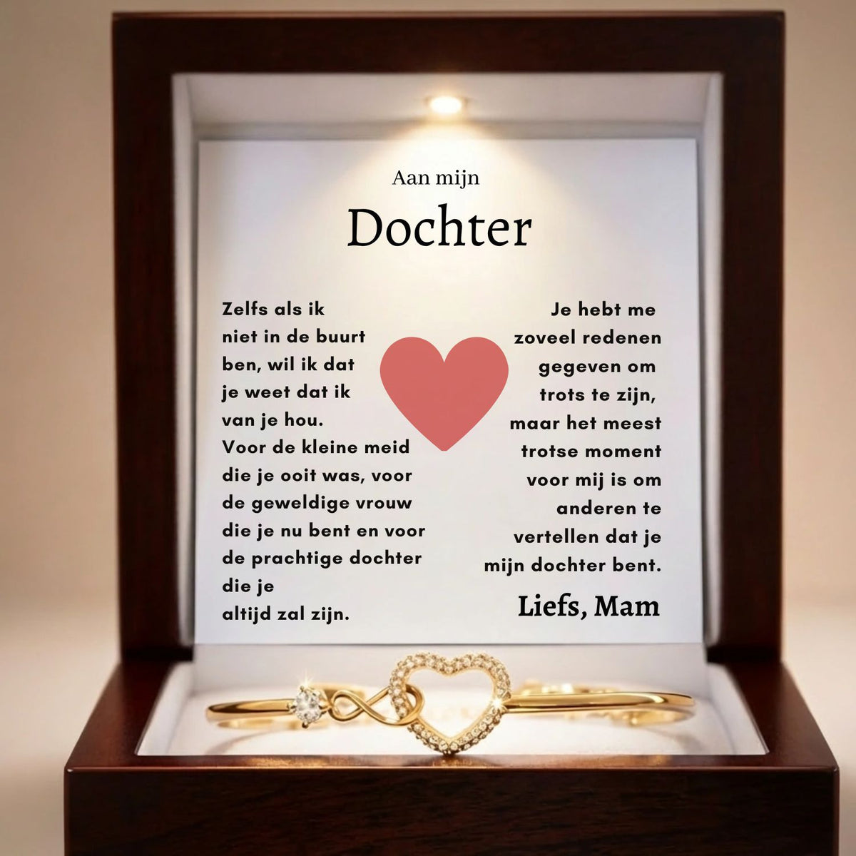 Aan mijn dochter - Infinity Armband