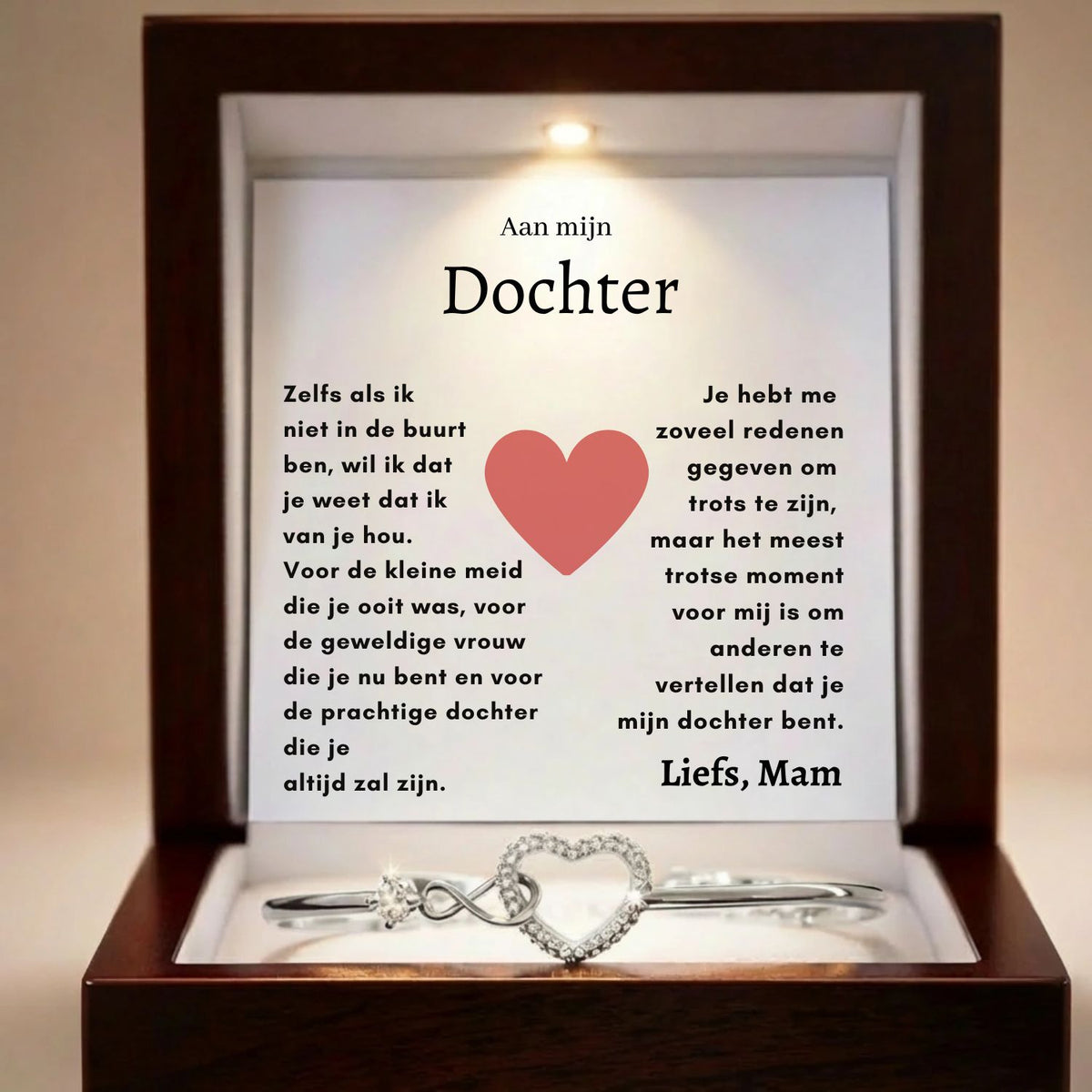Aan mijn dochter - Infinity Armband