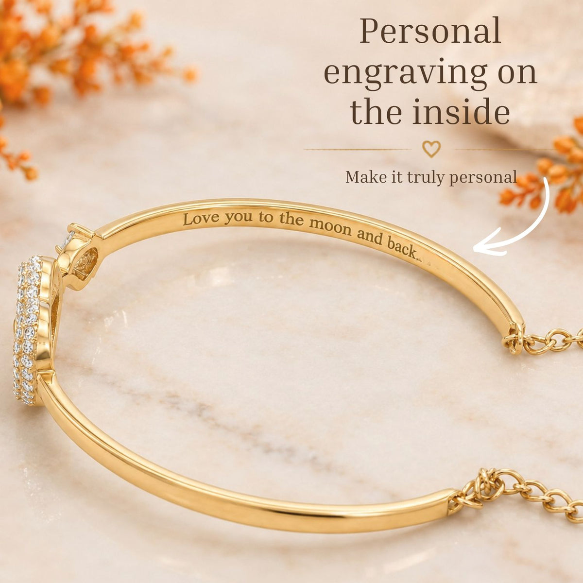 Infinity Bracelet With Engraving - To My Daughter