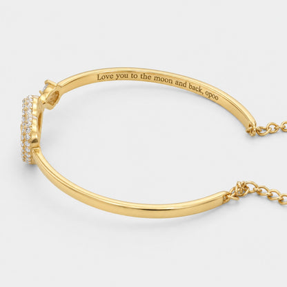 Infinity Armband Met Gravure - Aan mijn Dochter