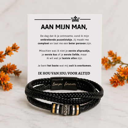 Aan mijn Man Armband