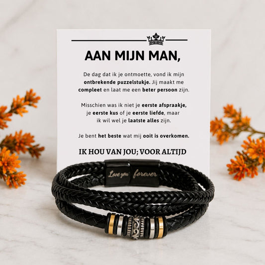 Aan mijn Man Armband
