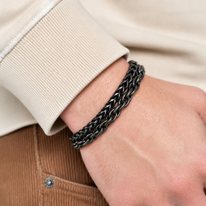 Aan mijn Man - Armband double chain