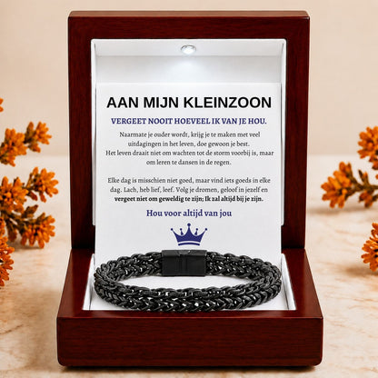 Aan Mijn Kleinzoon -  Armband double chain