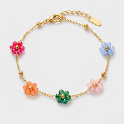 Bloemen Armband - Aan mijn Kleindochter