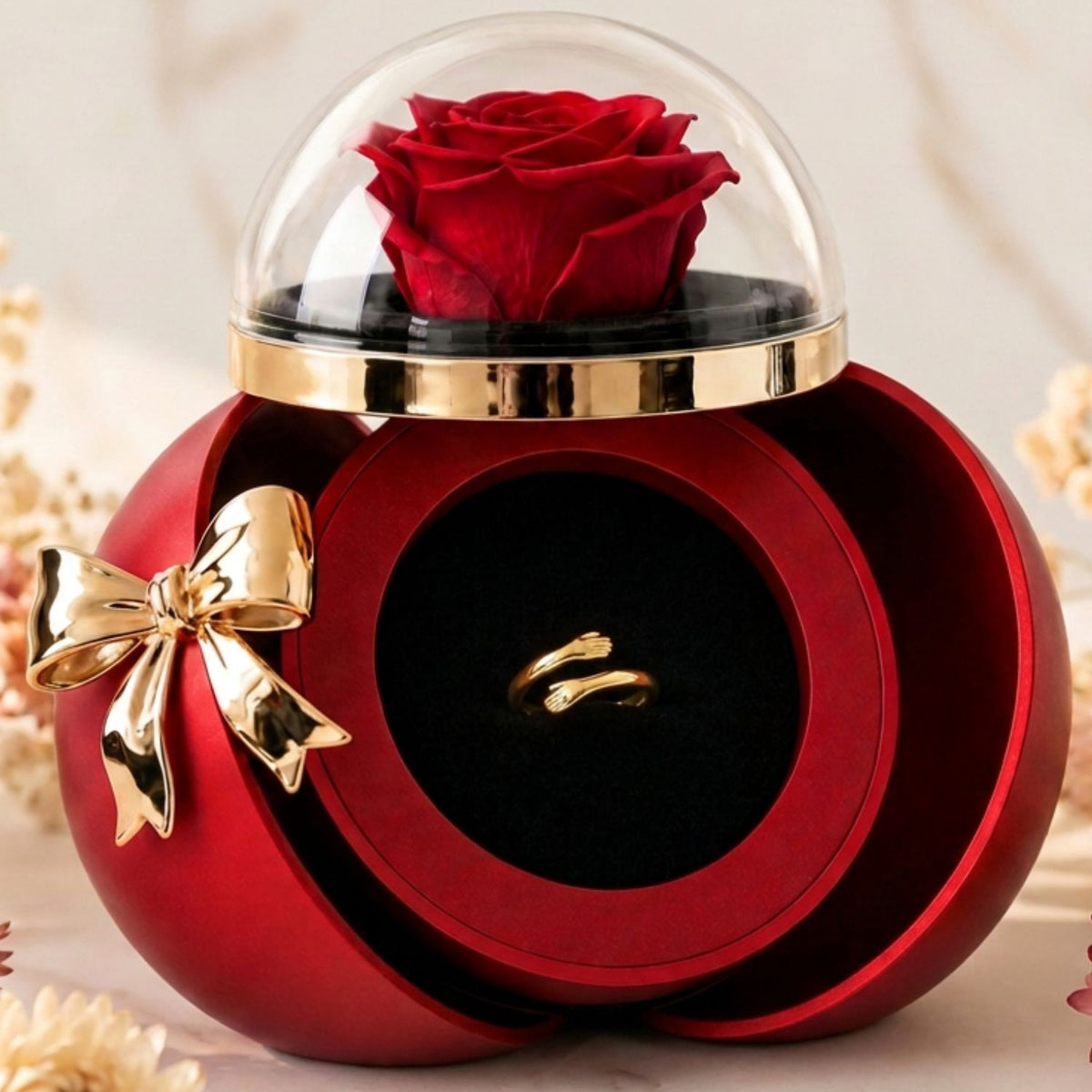 Hug Ring with Personal Engraving