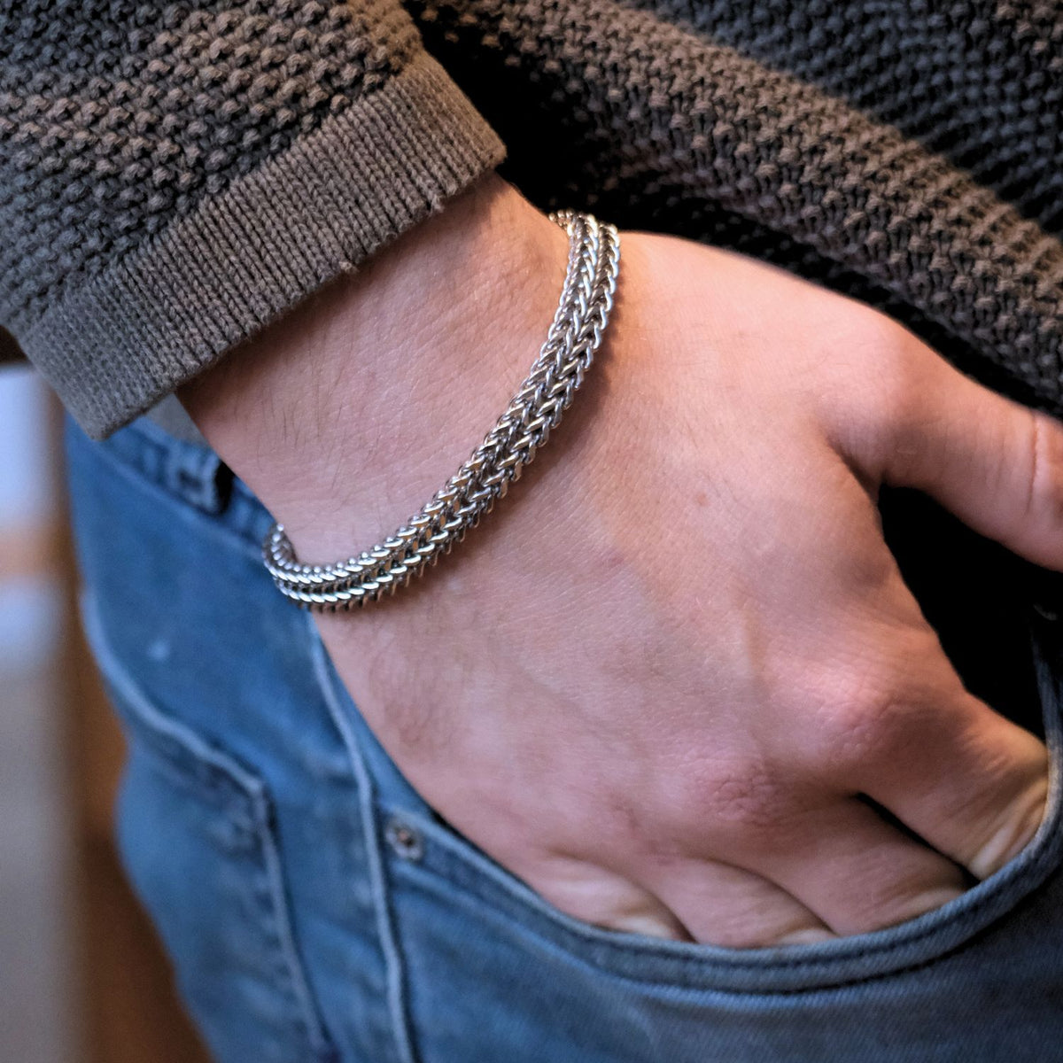 Aan mijn Zoon Armband  Roestvrij Staal Delux NEW
