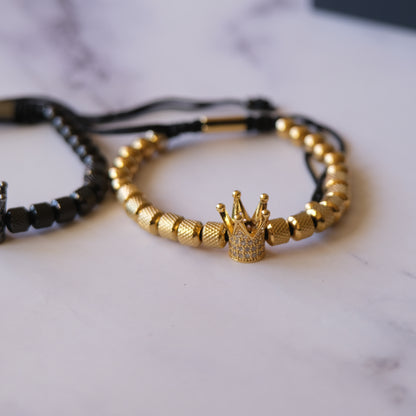 Kroon armband - Aan mijn man - Vergeet nooit dat ik van je hou