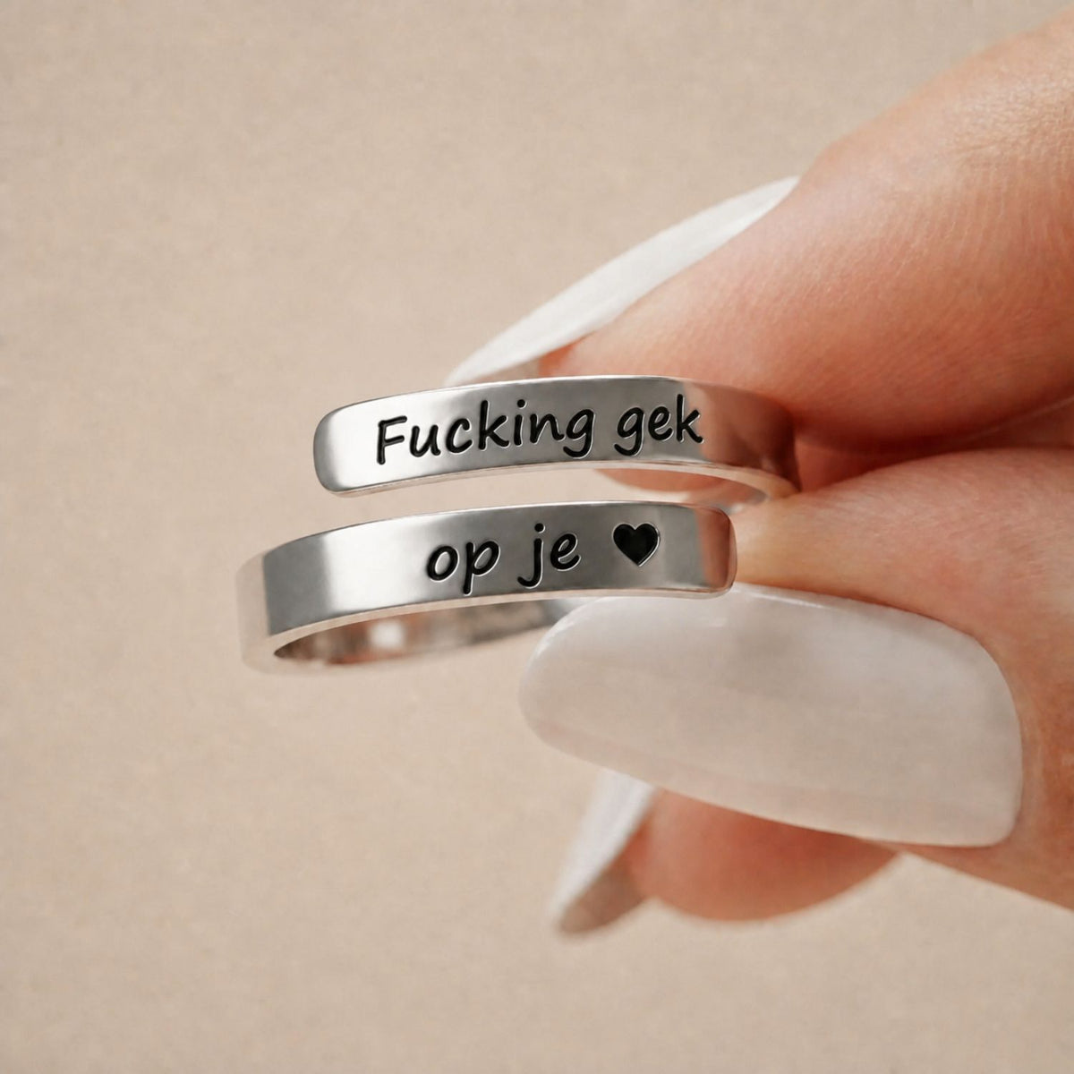 Fucking Gek Op Je Ring - sieraad