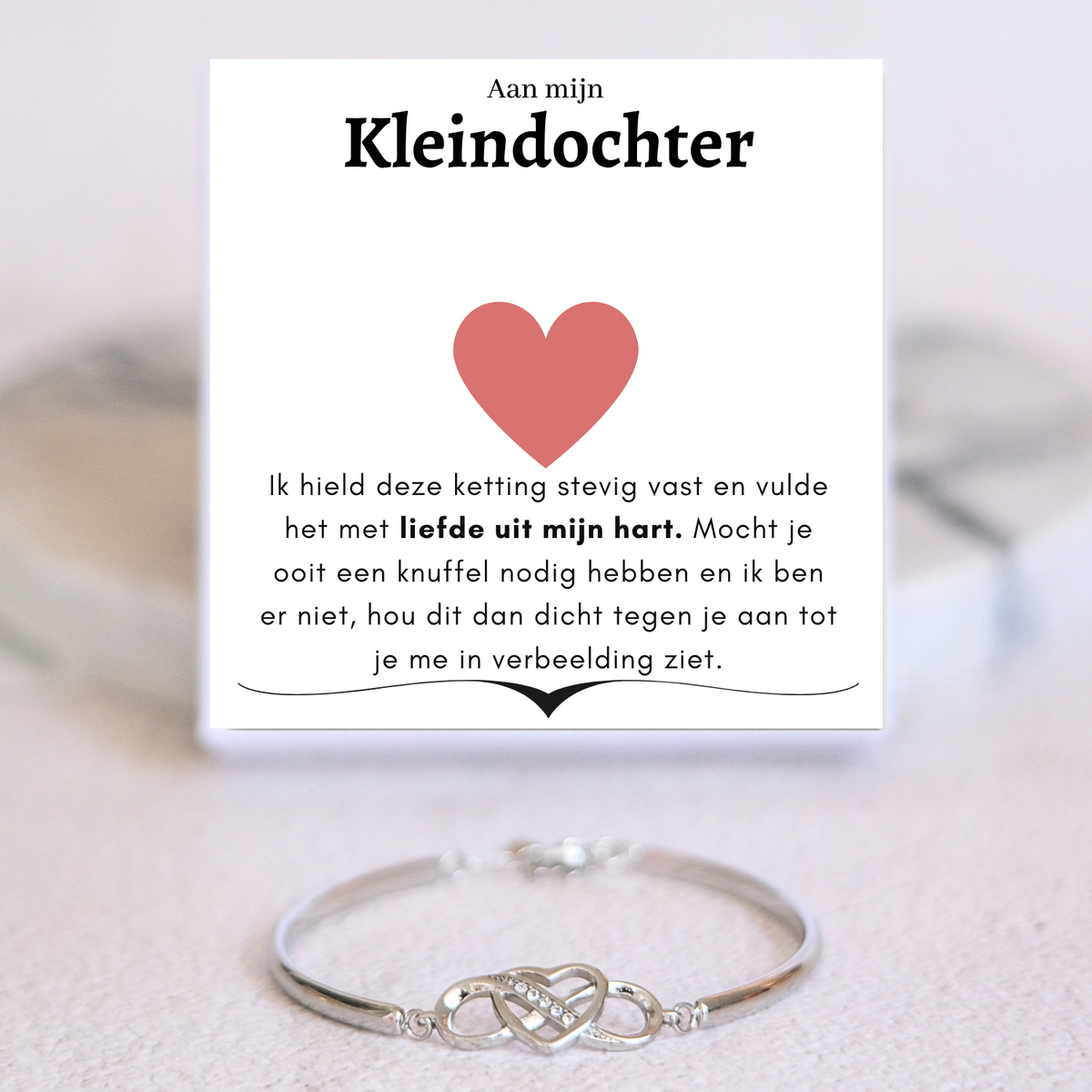 Aan mijn Kleindochter - Armband Infinity