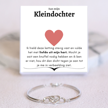 Aan mijn Kleindochter - Armband Infinity