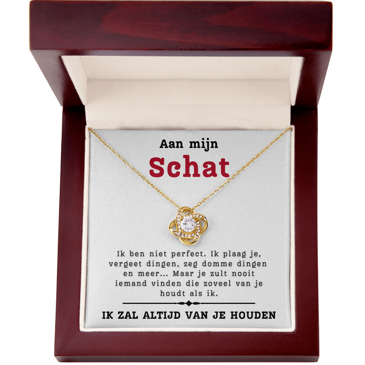 Schat, Ik ben niet perfect