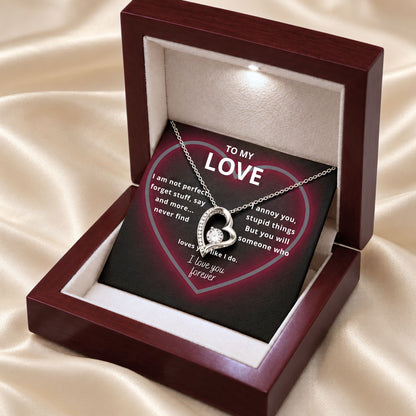 To My Darling - Heart Necklace - Forever