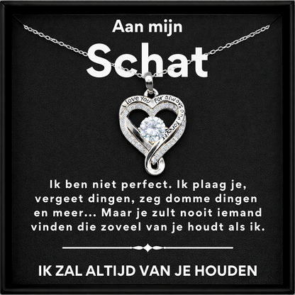 Hart ketting -  Aan mijn Schat