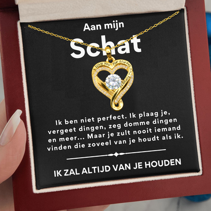 Hart ketting -  Aan mijn Schat