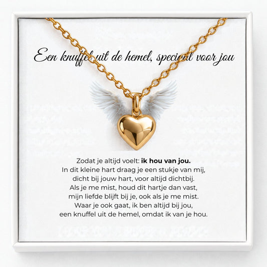 Hart Gedenkketting voor As – Altijd Dichtbij