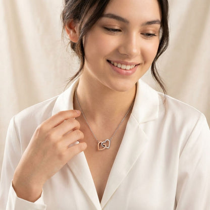 Aan Mijn Prachtige Dochter - Harten ketting - Liefs Papa