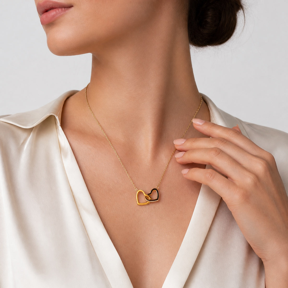 Aan mijn prachtige Dochter - Harten ketting - Voor altijd