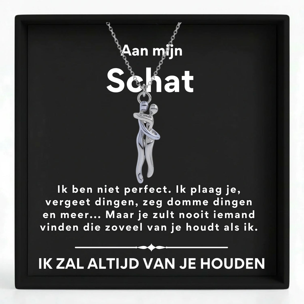 Knuffel Ketting - Aan mijn schat, ik ben niet perfect